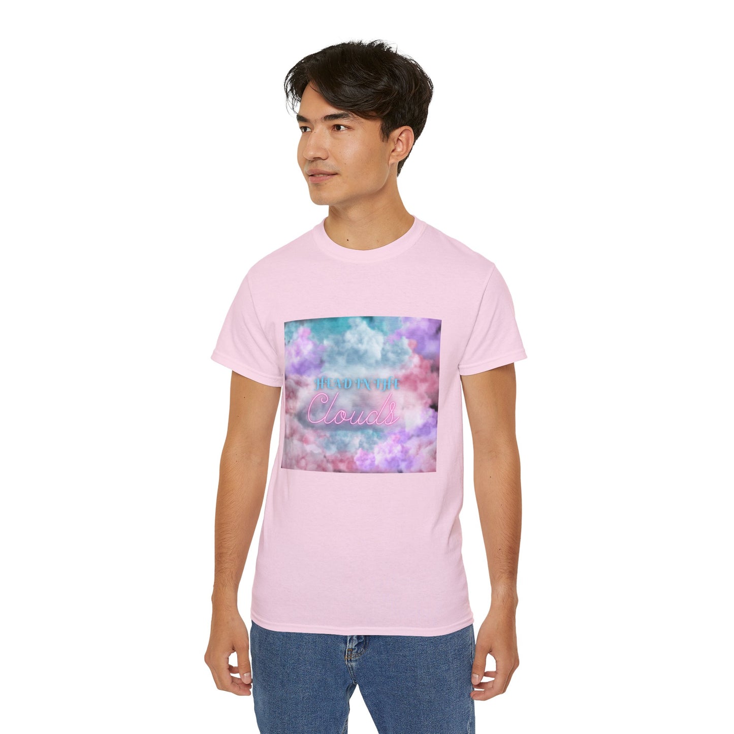 Unisex Ultra Cotton Tee "Head In The Clouds"