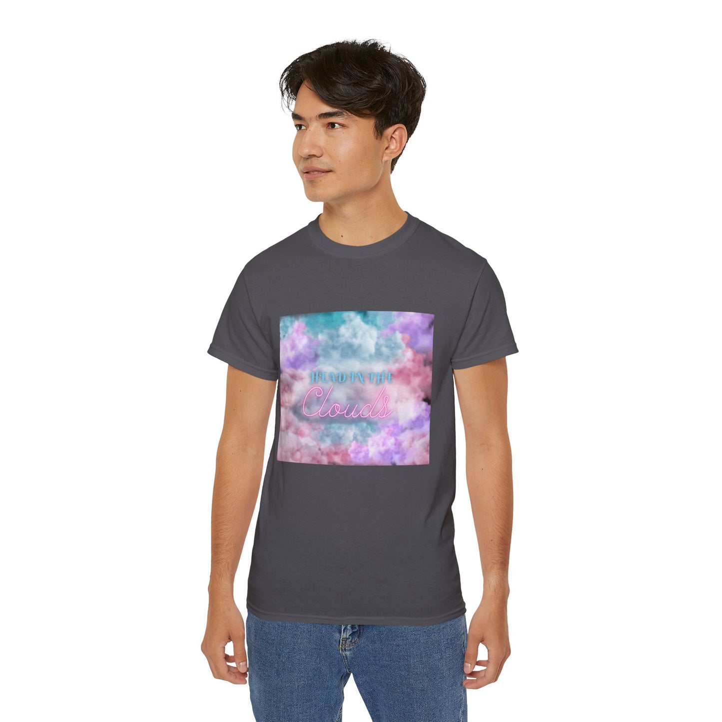 Unisex Ultra Cotton Tee "Head In The Clouds"