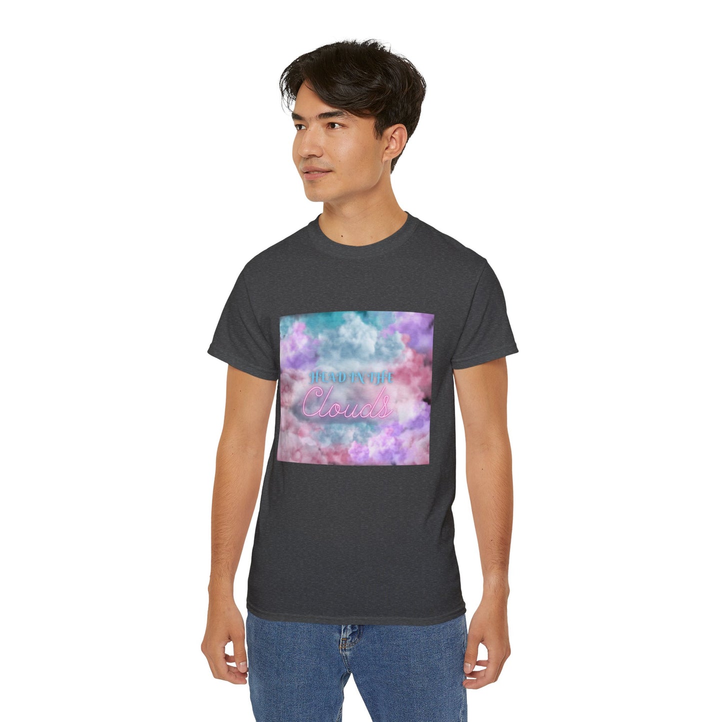 Unisex Ultra Cotton Tee "Head In The Clouds"