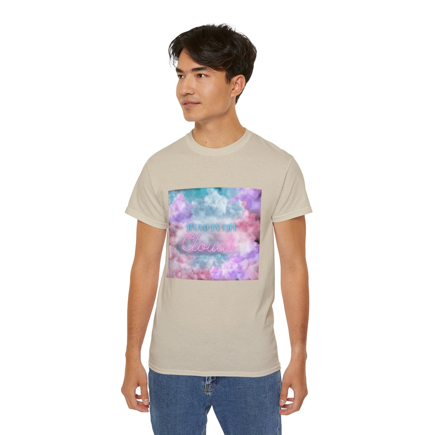 Unisex Ultra Cotton Tee "Head In The Clouds"