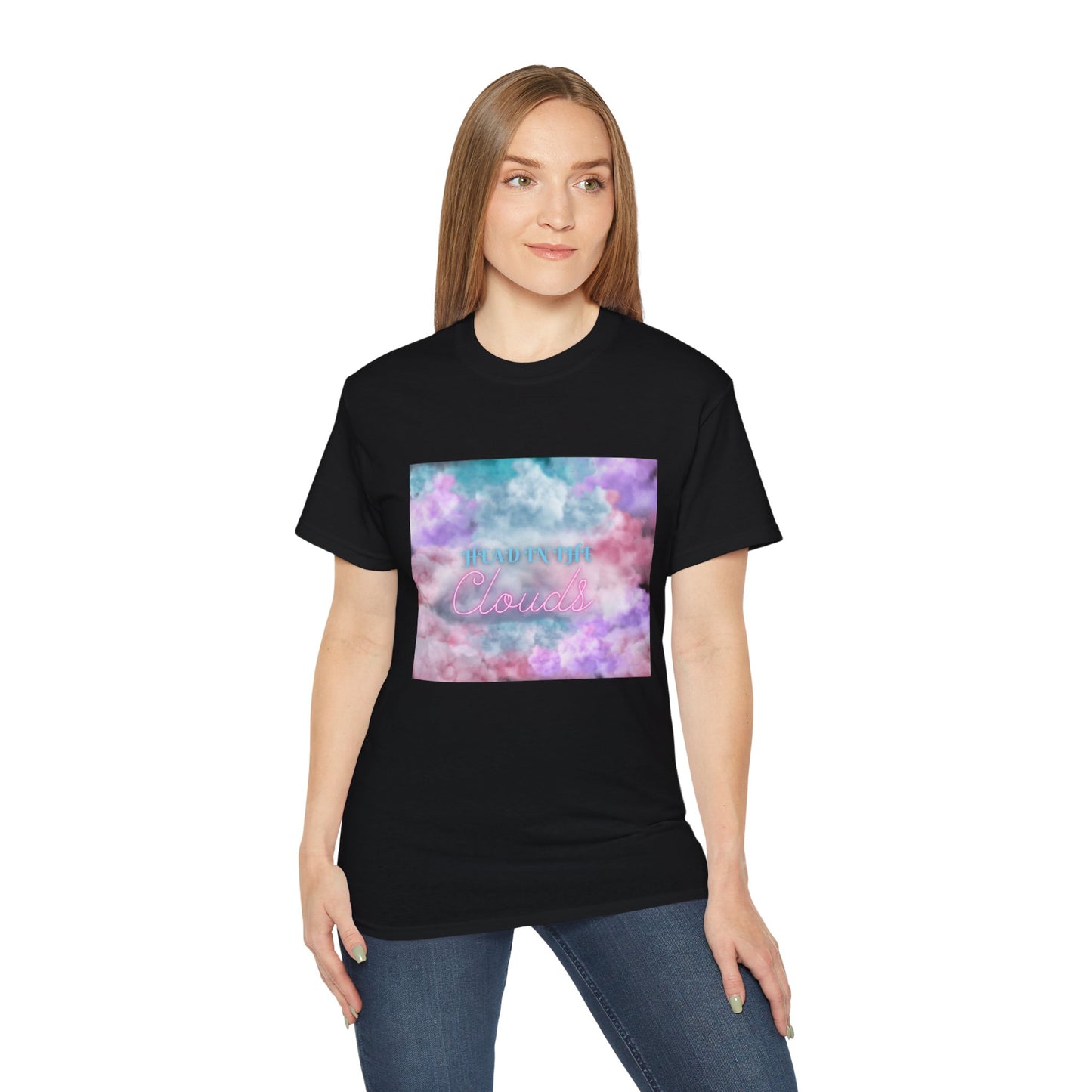 Unisex Ultra Cotton Tee "Head In The Clouds"