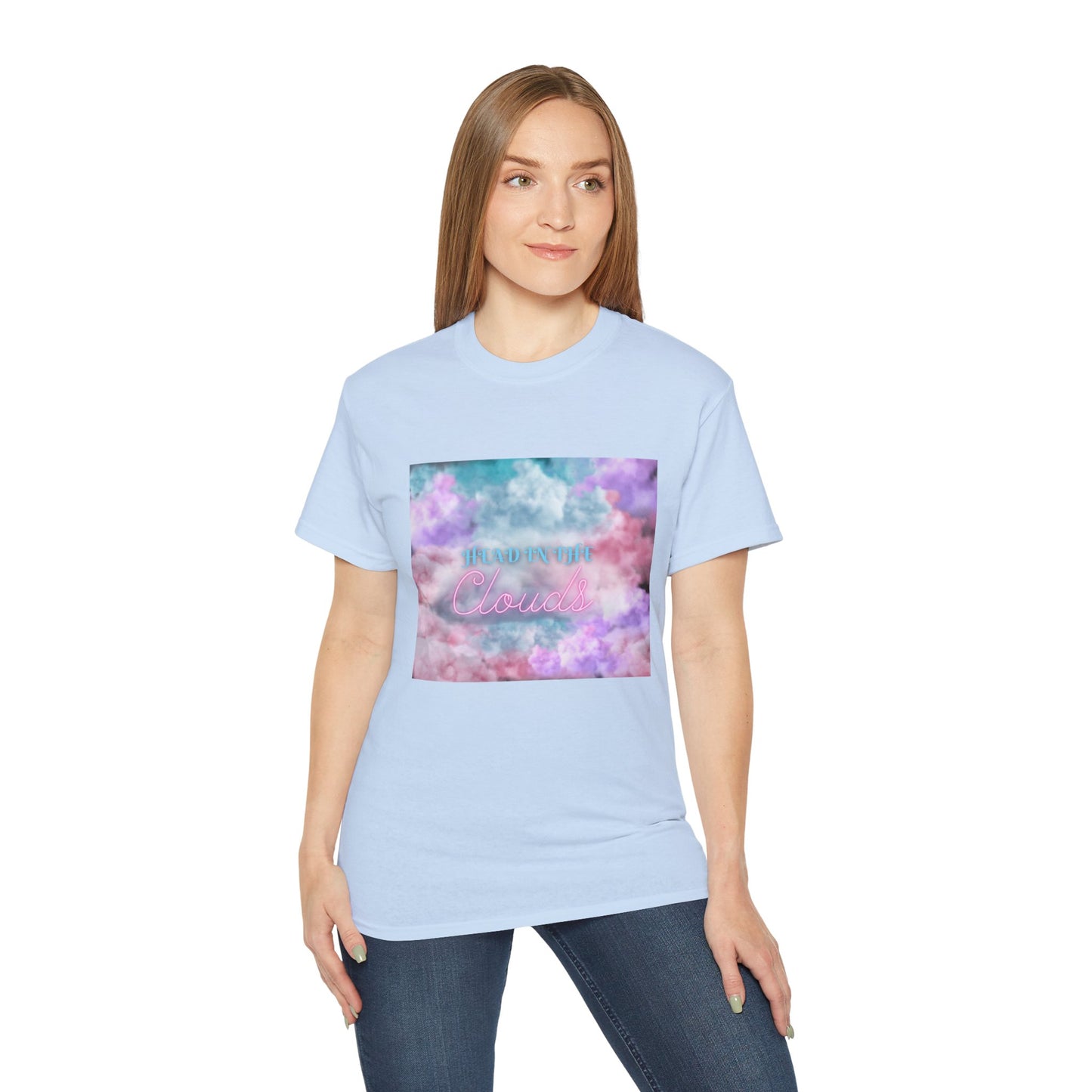 Unisex Ultra Cotton Tee "Head In The Clouds"