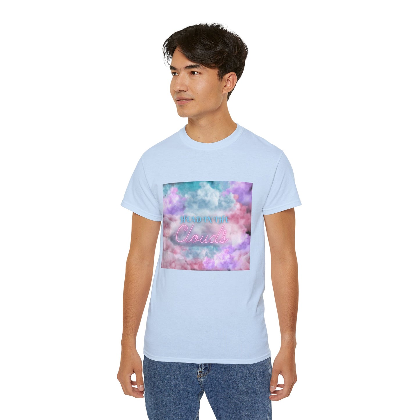 Unisex Ultra Cotton Tee "Head In The Clouds"