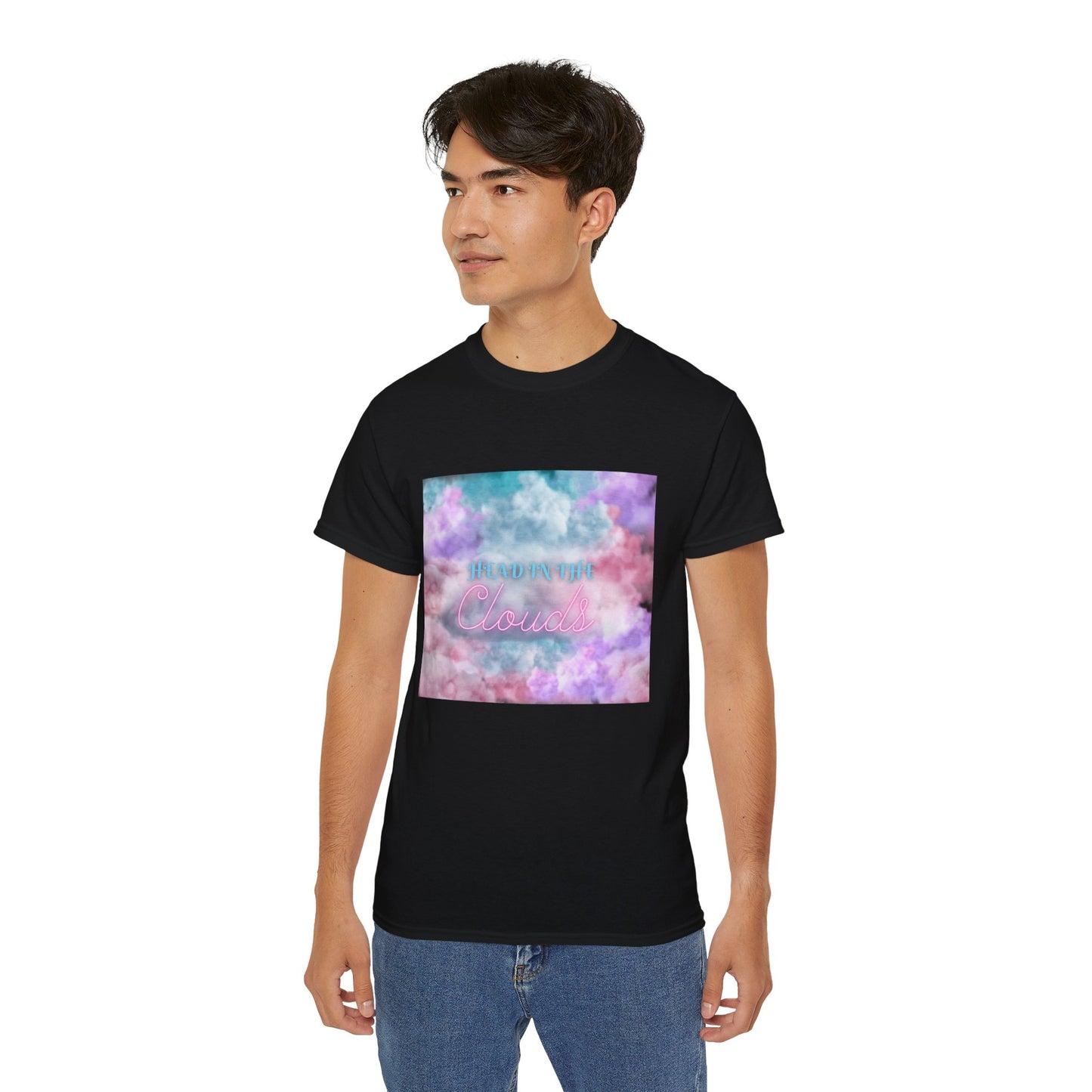 Unisex Ultra Cotton Tee "Head In The Clouds"