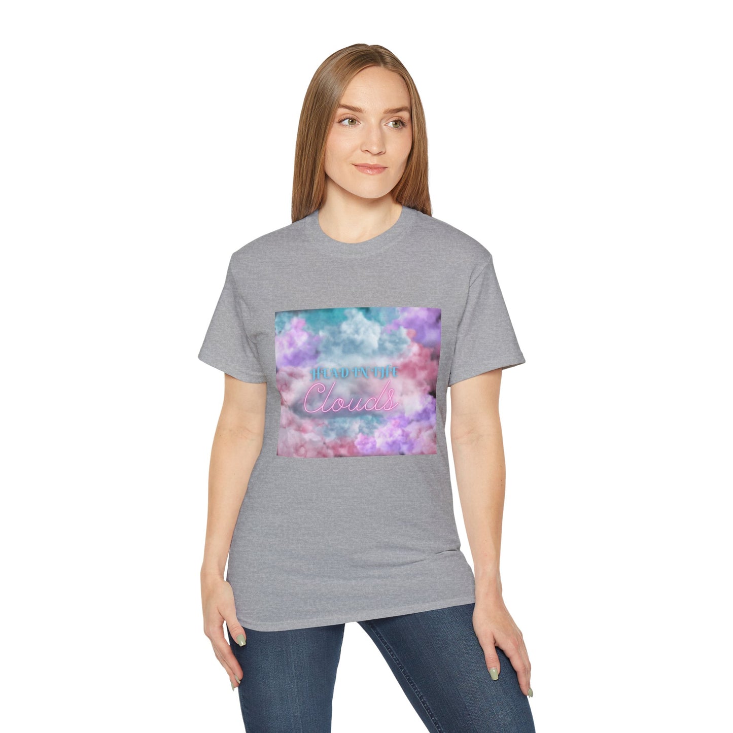 Unisex Ultra Cotton Tee "Head In The Clouds"