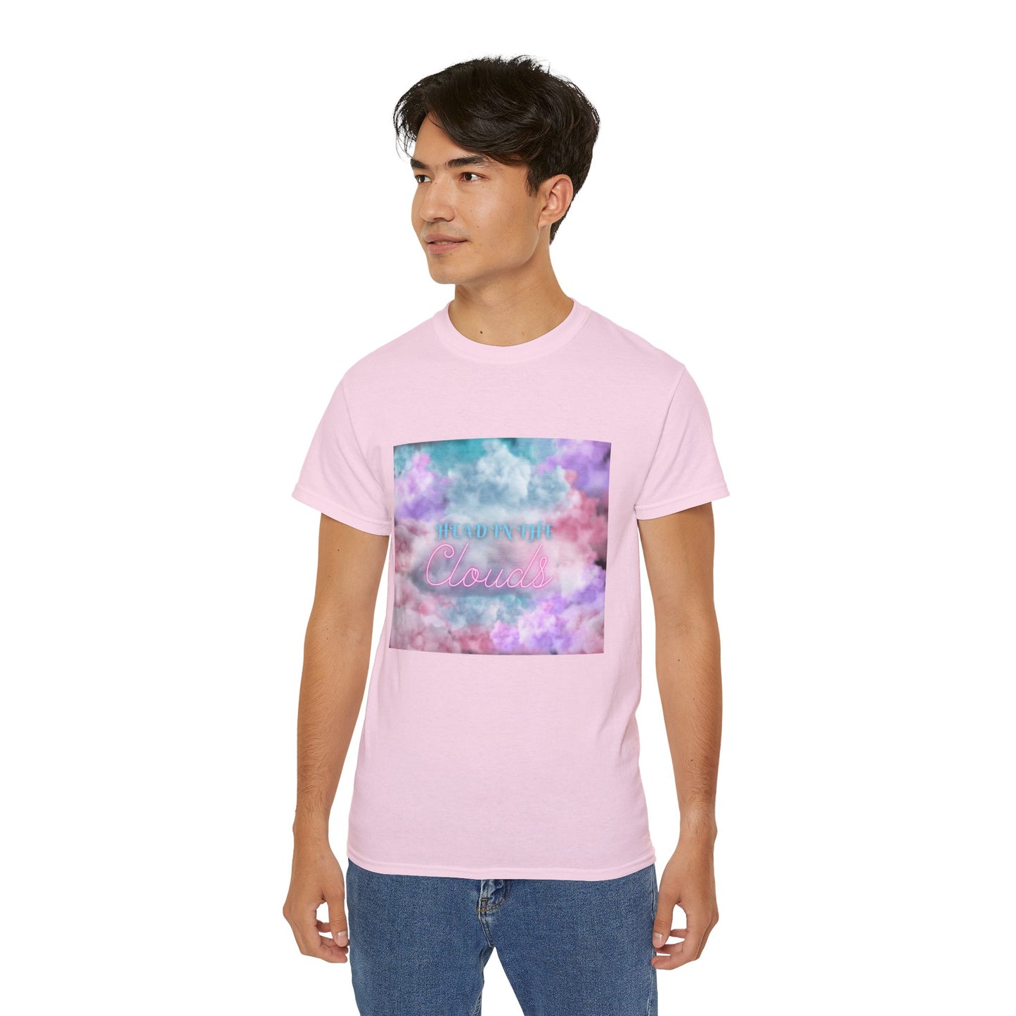 Unisex Ultra Cotton Tee "Head In The Clouds"