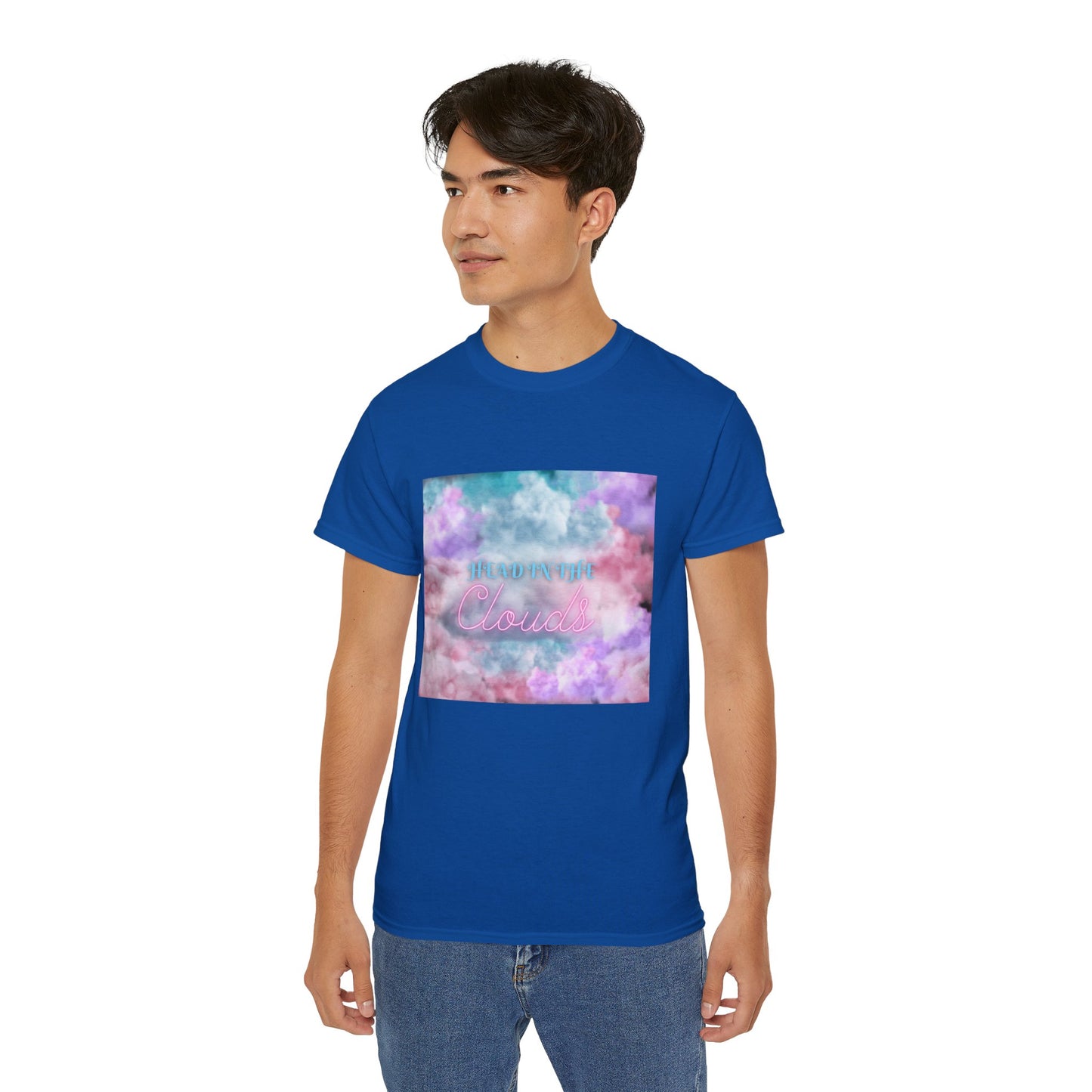 Unisex Ultra Cotton Tee "Head In The Clouds"