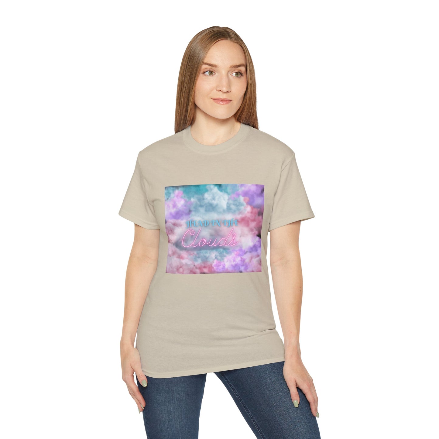 Unisex Ultra Cotton Tee "Head In The Clouds"