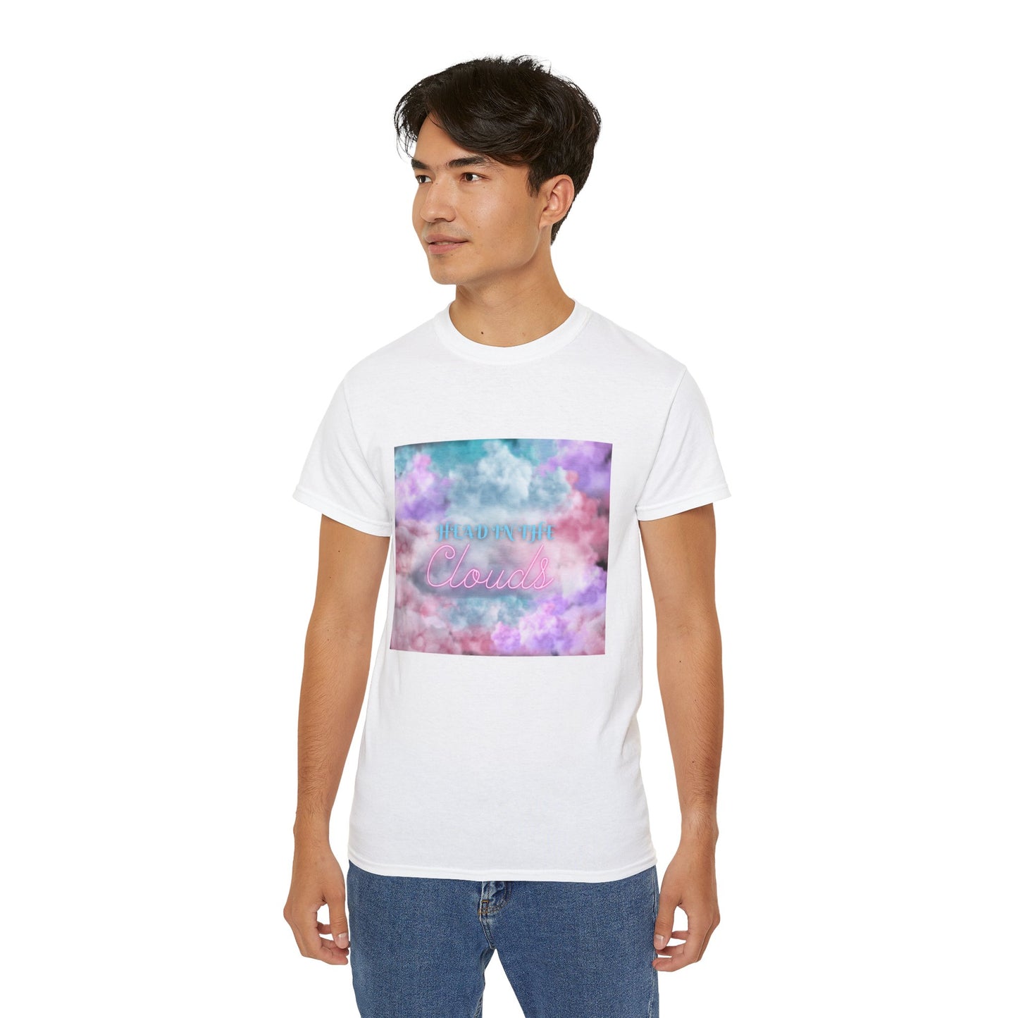 Unisex Ultra Cotton Tee "Head In The Clouds"