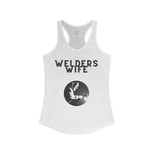Welders Wife Racerback Tank