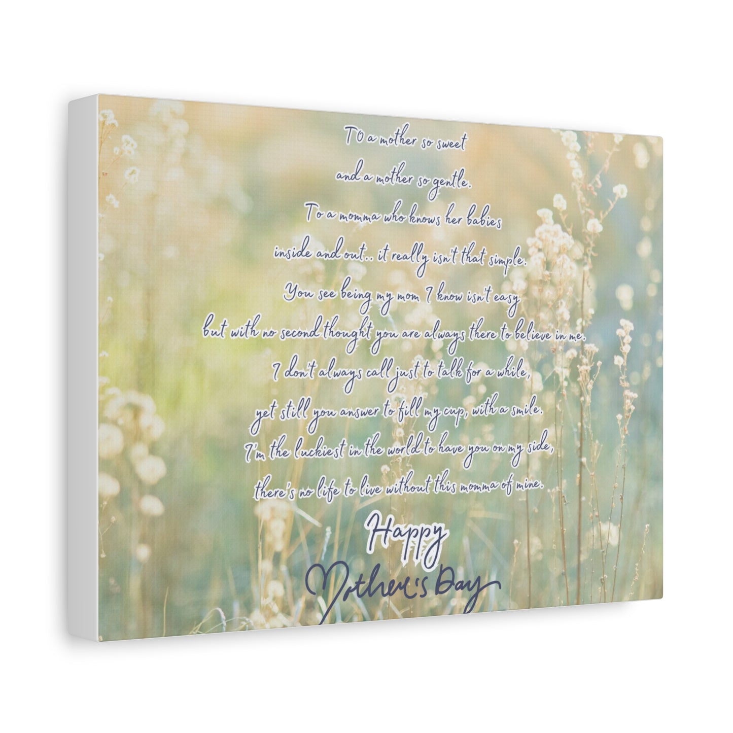 "Happy Mothersday" Matte Canvas