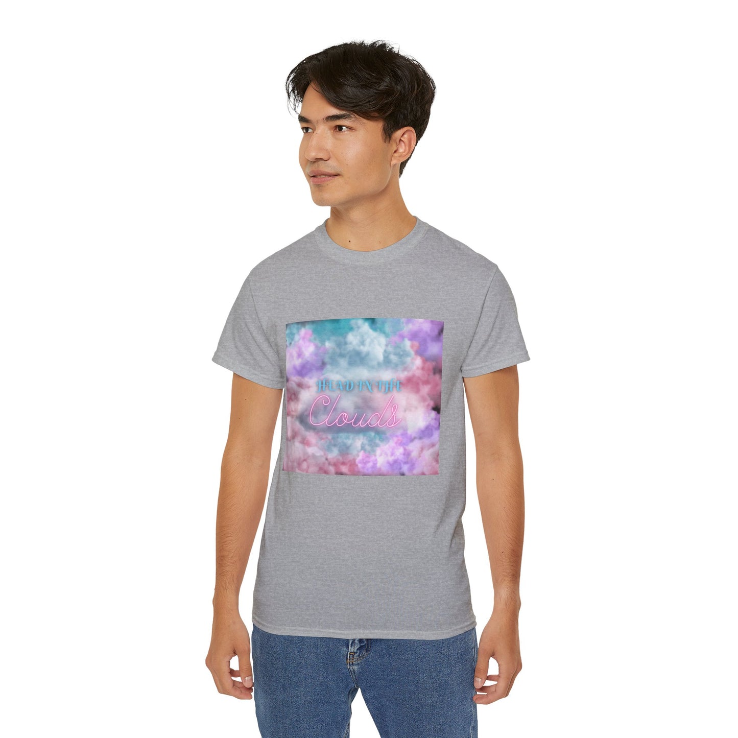 Unisex Ultra Cotton Tee "Head In The Clouds"