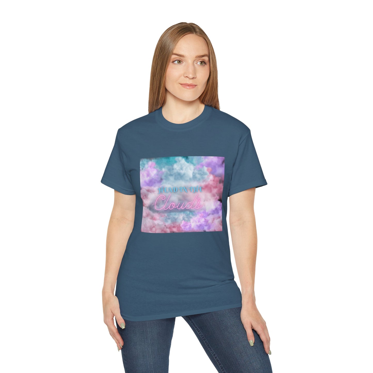 Unisex Ultra Cotton Tee "Head In The Clouds"