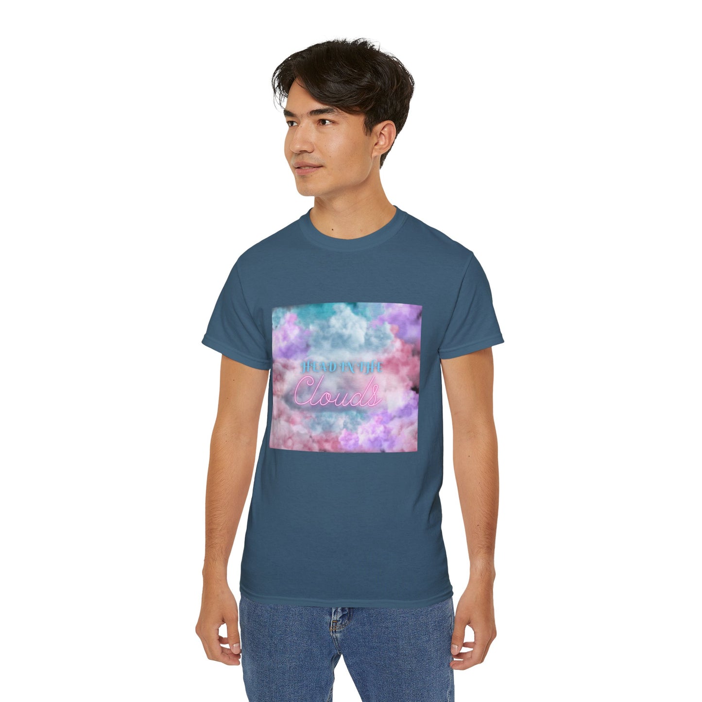 Unisex Ultra Cotton Tee "Head In The Clouds"